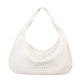 Everday-Bolsa de couro PU para mulheres, bolsa mensageiro tecida, viagem leve, pastas expansíveis, alta qualidade, moda luxuosa, designer