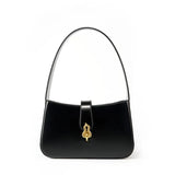 2024 verão couro real das mulheres bolsa de luxo cor sólida senhoras sacos ombro casual feminino saco aleta noiva axilas saco