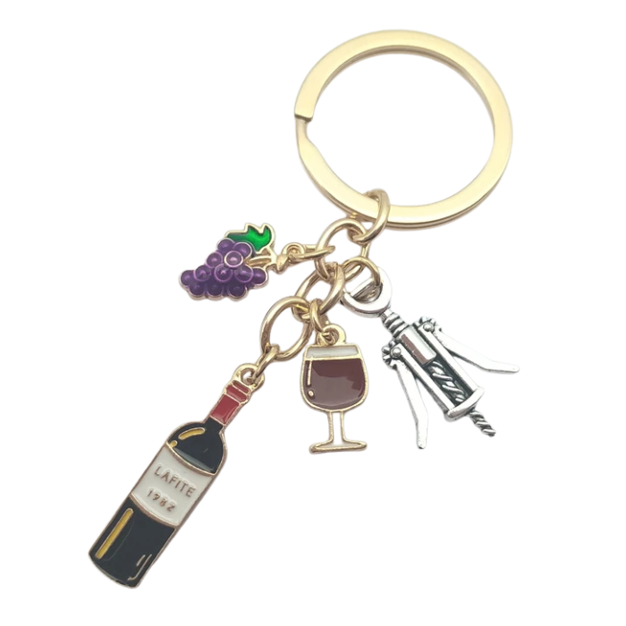 Vintage Merlot | Bag Charm