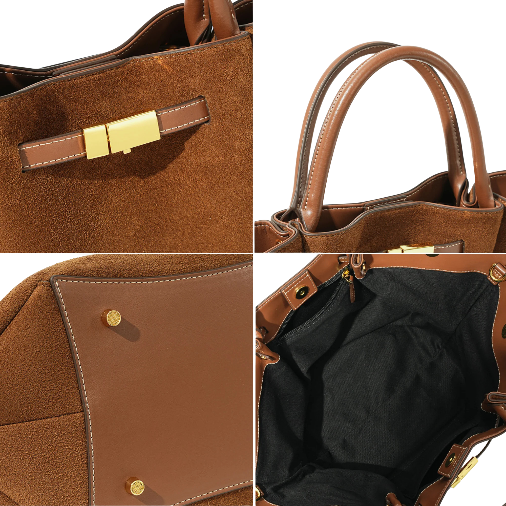 Avenue Suede Tote Bag